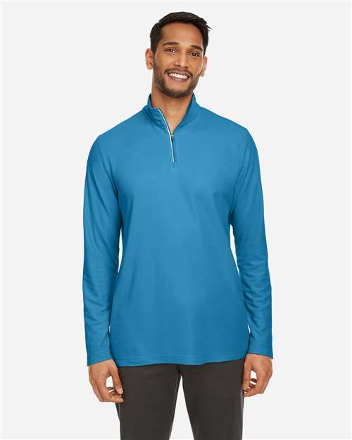 Men's Fusion ChromaSoft™ Pique Quarter-Zip Pullover - CE405