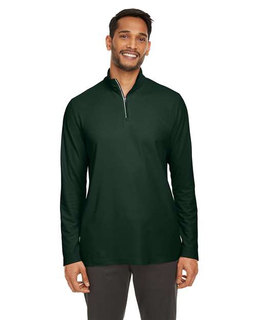 Men's Fusion ChromaSoft™ Pique Quarter-Zip Pullover - CE405