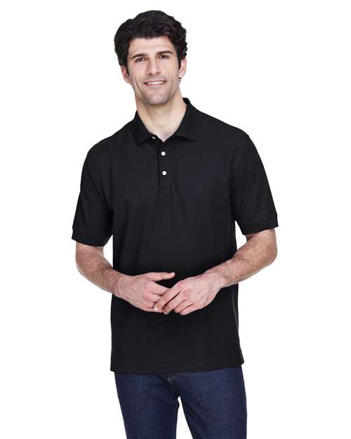 Men's Pima Piqué Polo - D100