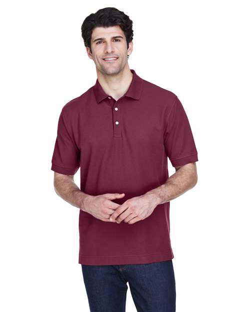Men's Pima Piqué Polo - D100