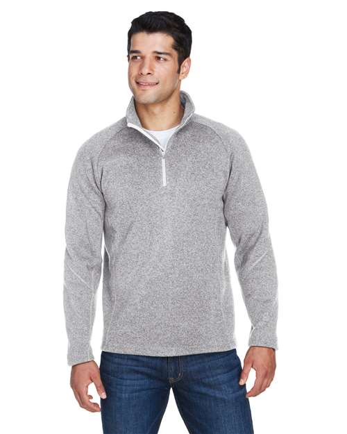 Unisex Bristol Sweater Fleece Quarter-Zip Pullover - DG792