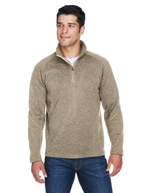 Unisex Bristol Sweater Fleece Quarter-Zip Pullover - DG792