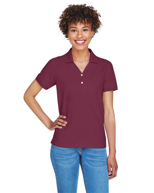 Women's Pima Piqué Polo - D100W