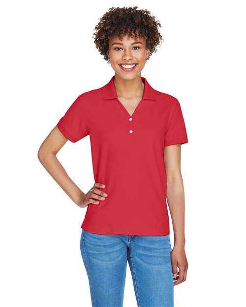 Women's Pima Piqué Polo - D100W