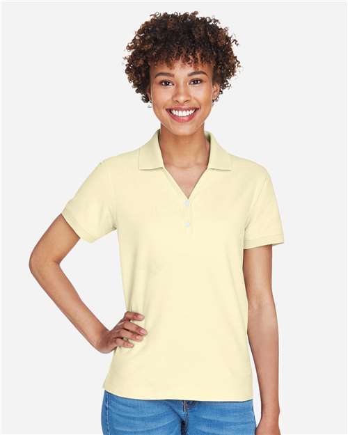 Women's Pima Piqué Polo - D100W