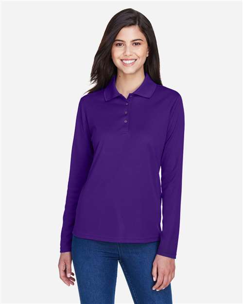 Women's Pinnacle Performance Long Sleeve Piqué Polo - 78192