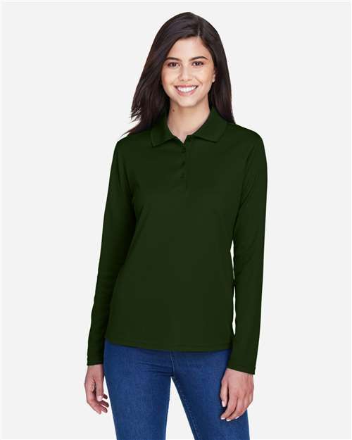 Women's Pinnacle Performance Long Sleeve Piqué Polo - 78192