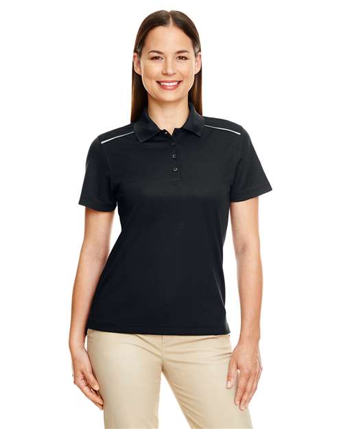 Women's Radiant Performance Piqué Polo with Reflective Piping - 78181R