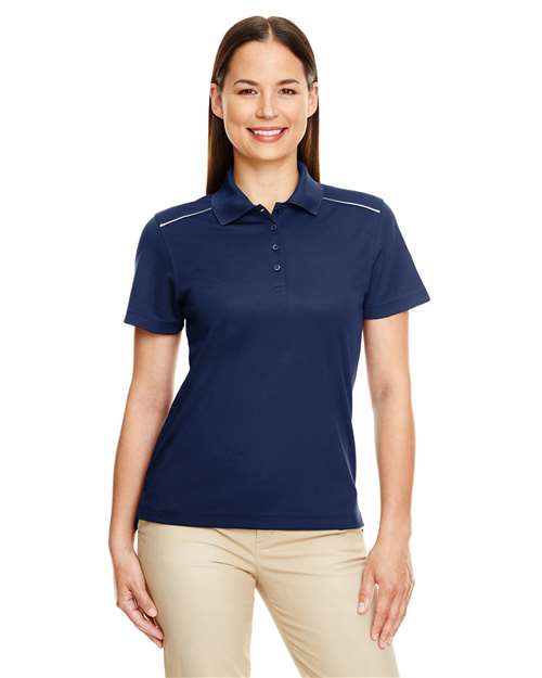 Women's Radiant Performance Piqué Polo with Reflective Piping - 78181R