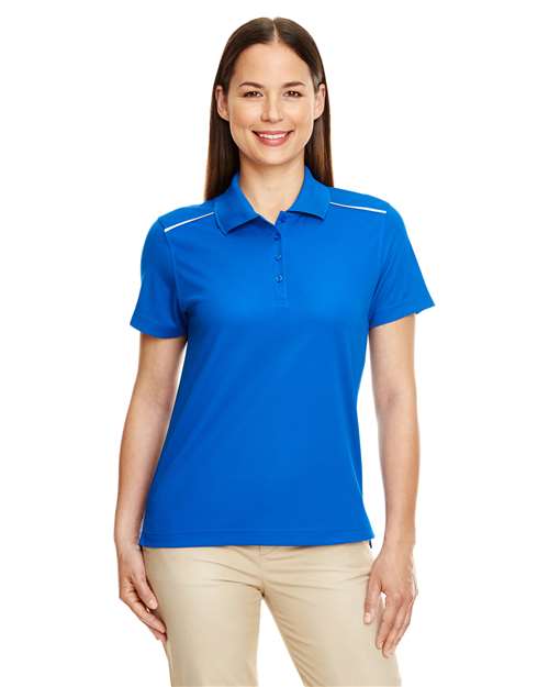 Women's Radiant Performance Piqué Polo with Reflective Piping - 78181R