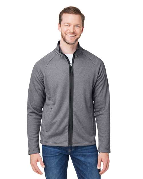 Men's Venture Heathered Stripe Full-Zip Jacket - CE72