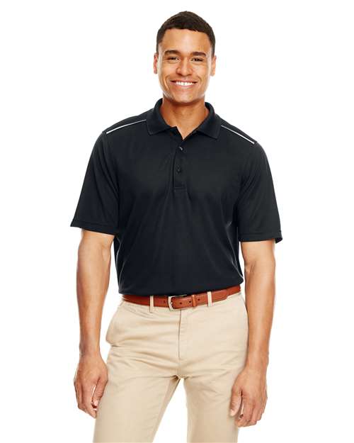 Men's Radiant Performance Piqué Polo with Reflective Piping - 88181R