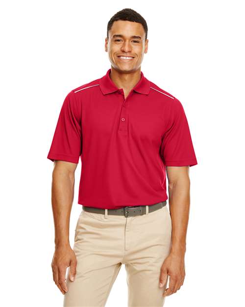 Men's Radiant Performance Piqué Polo with Reflective Piping - 88181R