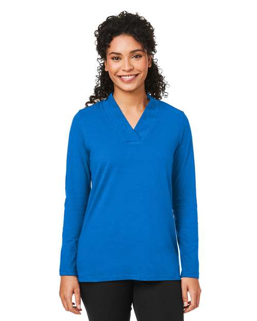 Women's Raleigh Shawl Collar Knit Top - DP121W