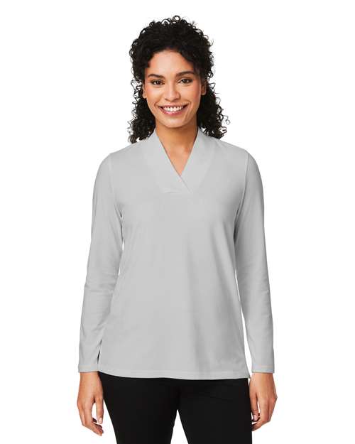 Women's Raleigh Shawl Collar Knit Top - DP121W