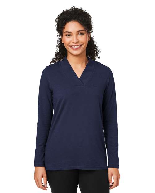 Women's Raleigh Shawl Collar Knit Top - DP121W