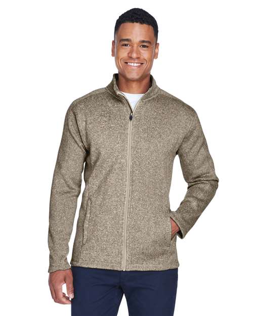 Men's Bristol Full-Zip Sweater Fleece Jacket - DG793
