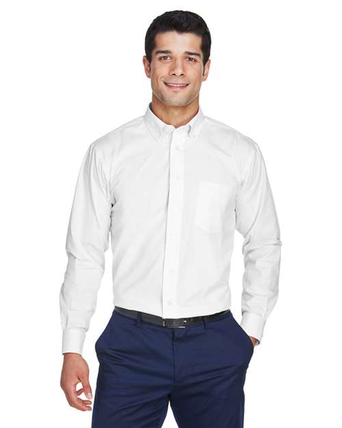 Men's Crown Collection® Oxford Woven Dress Shirt - D630