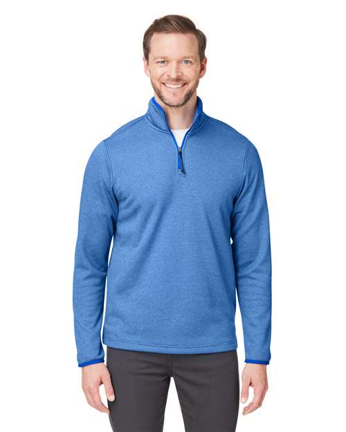 Men's Venture Heathered Stripe Quarter-Zip Pullover - CE73