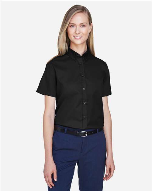 Women's Optimum Short Sleeve Twill Shirt - 78194