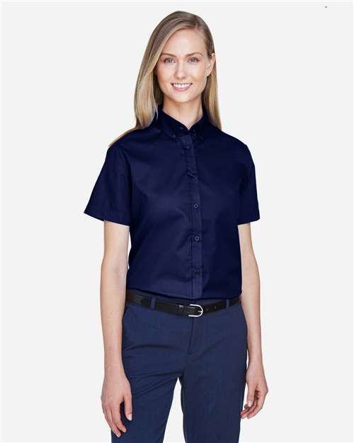Women's Optimum Short Sleeve Twill Shirt - 78194