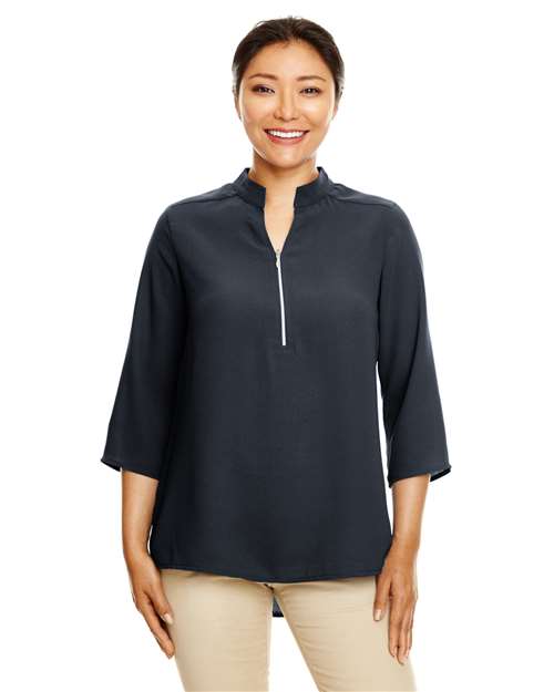 Women's Perfect Fit™  Three-Quarter Sleeve Crepe Tunic - DP611W