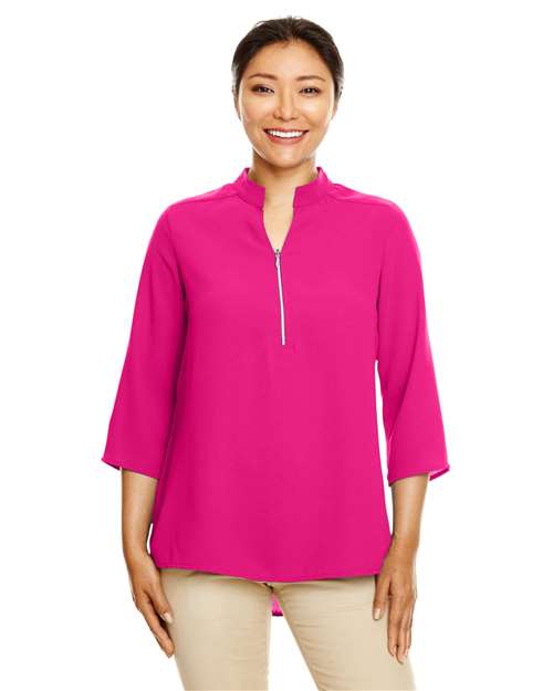 Women's Perfect Fit™  Three-Quarter Sleeve Crepe Tunic - DP611W