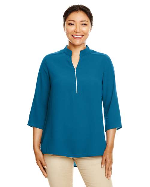 Women's Perfect Fit™  Three-Quarter Sleeve Crepe Tunic - DP611W