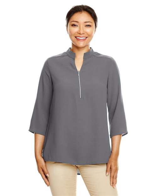 Women's Perfect Fit™  Three-Quarter Sleeve Crepe Tunic - DP611W