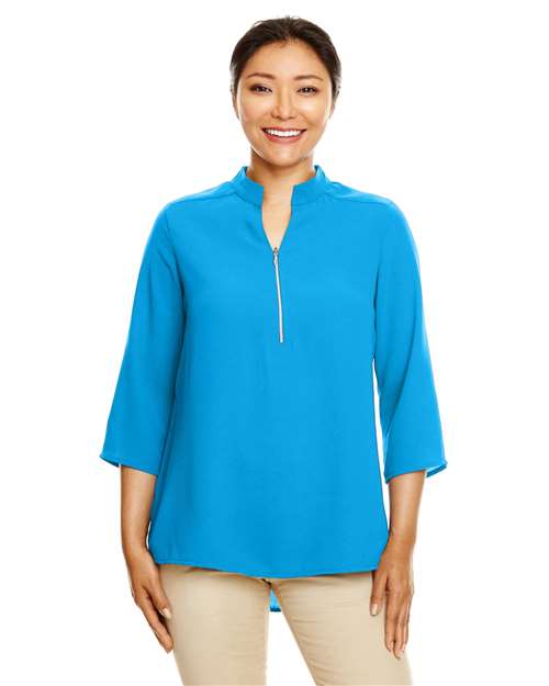 Women's Perfect Fit™  Three-Quarter Sleeve Crepe Tunic - DP611W