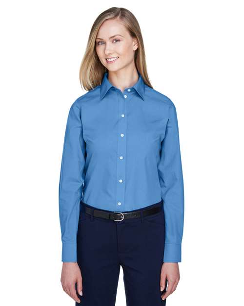 Women's Crown Collection® Broadcloth Woven Dress Shirt - D620W