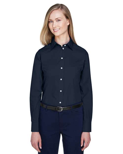 Women's Crown Collection® Broadcloth Woven Dress Shirt - D620W