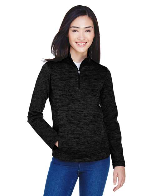 Women's Newbury Mélange Fleece Quarter-Zip Pullover - DG798W