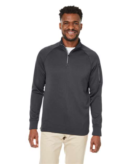 Unisex Fusion ChromaSoft™ Fleece Quarter-Zip Pullover - CE801
