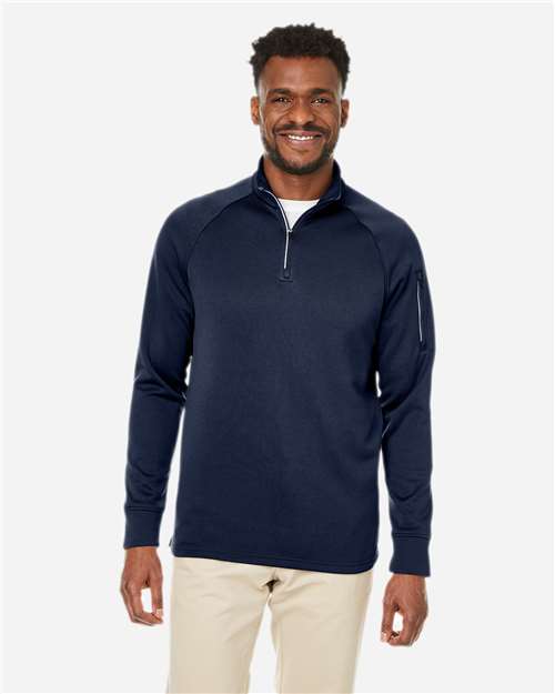 Unisex Fusion ChromaSoft™ Fleece Quarter-Zip Pullover - CE801