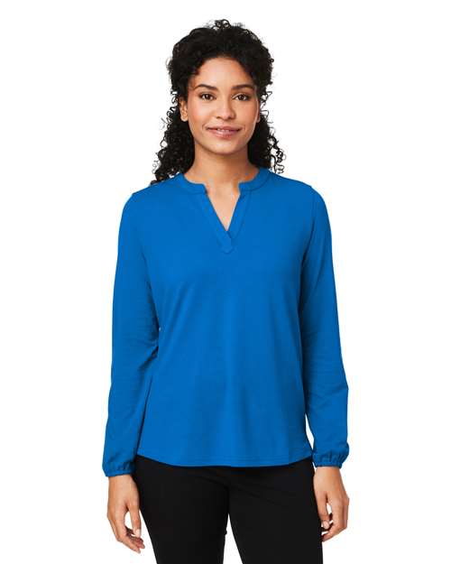 Women's Raleigh Half-Placket Knit Top - DP122W