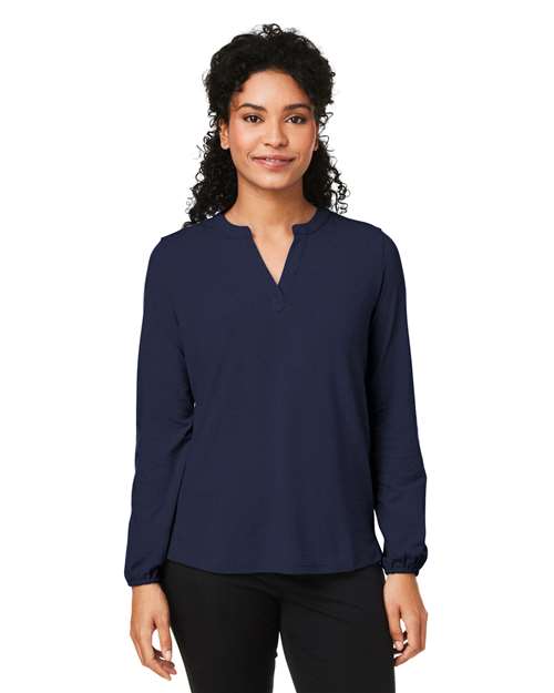 Women's Raleigh Half-Placket Knit Top - DP122W