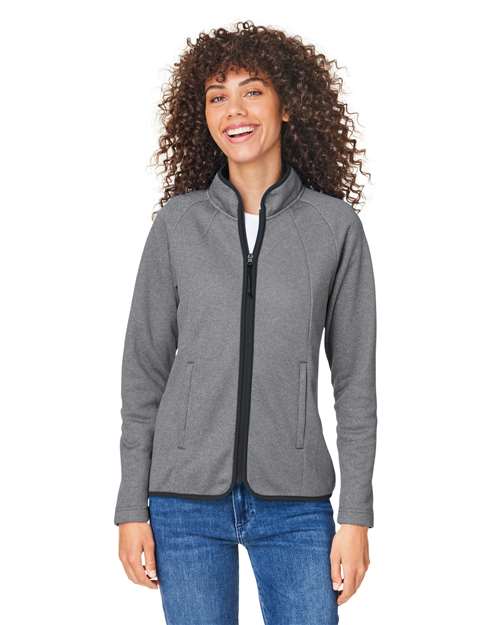 Women's Venture Heathered Stripe Full-Zip Jacket - CE72W