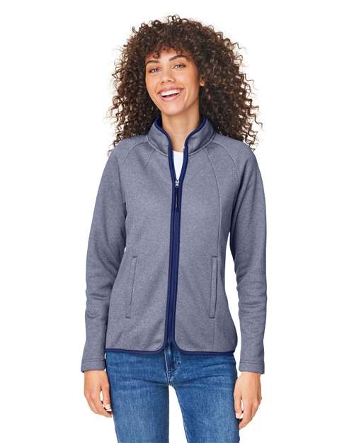 Women's Venture Heathered Stripe Full-Zip Jacket - CE72W