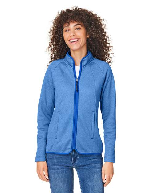Women's Venture Heathered Stripe Full-Zip Jacket - CE72W