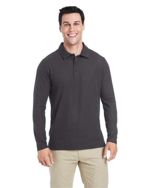 Men's Fusion ChromaSoft™ Long Sleeve Pique Polo - CE112L