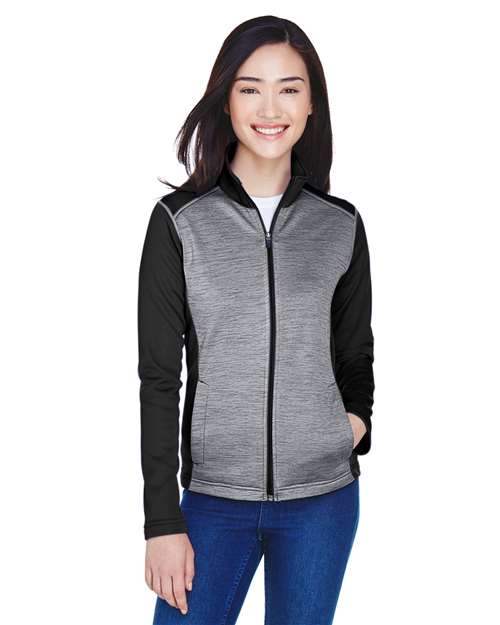 Women's Newbury Colorblock Mélange Fleece Full-Zip Jacket - DG796W