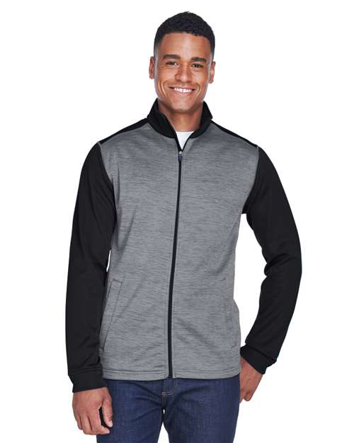 Men's Newbury Colorblock Mélange Fleece Full-Zip jacket - DG796