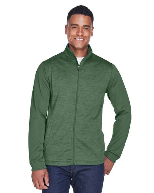 Men's Newbury Colorblock Mélange Fleece Full-Zip jacket - DG796