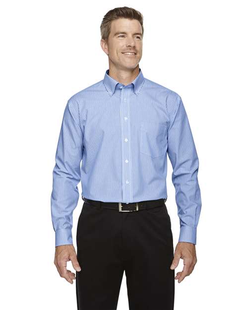 Men's Crown Collection® Banker Stripe Woven Dress Shirt - D645