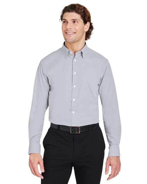 Men's CrownLux Performance® Microstripe Dress Shirt - DG537