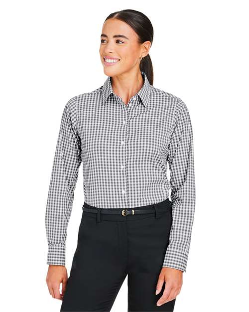 Women's CrownLux Performance® Gingham Dress Shirt - DG536W