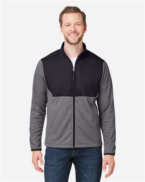 Men's Venture Heathered Stripe Hybrid Jacket - CE74
