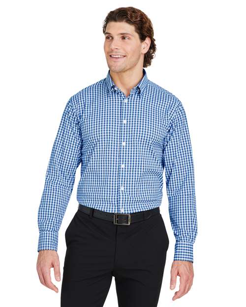 Men's CrownLux Performance® Gingham Dress Shirt - DG536