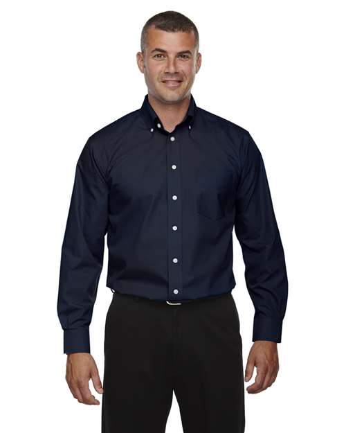 Men's Tall Crown Collection® Broadcloth Woven Dress Shirt - D620T